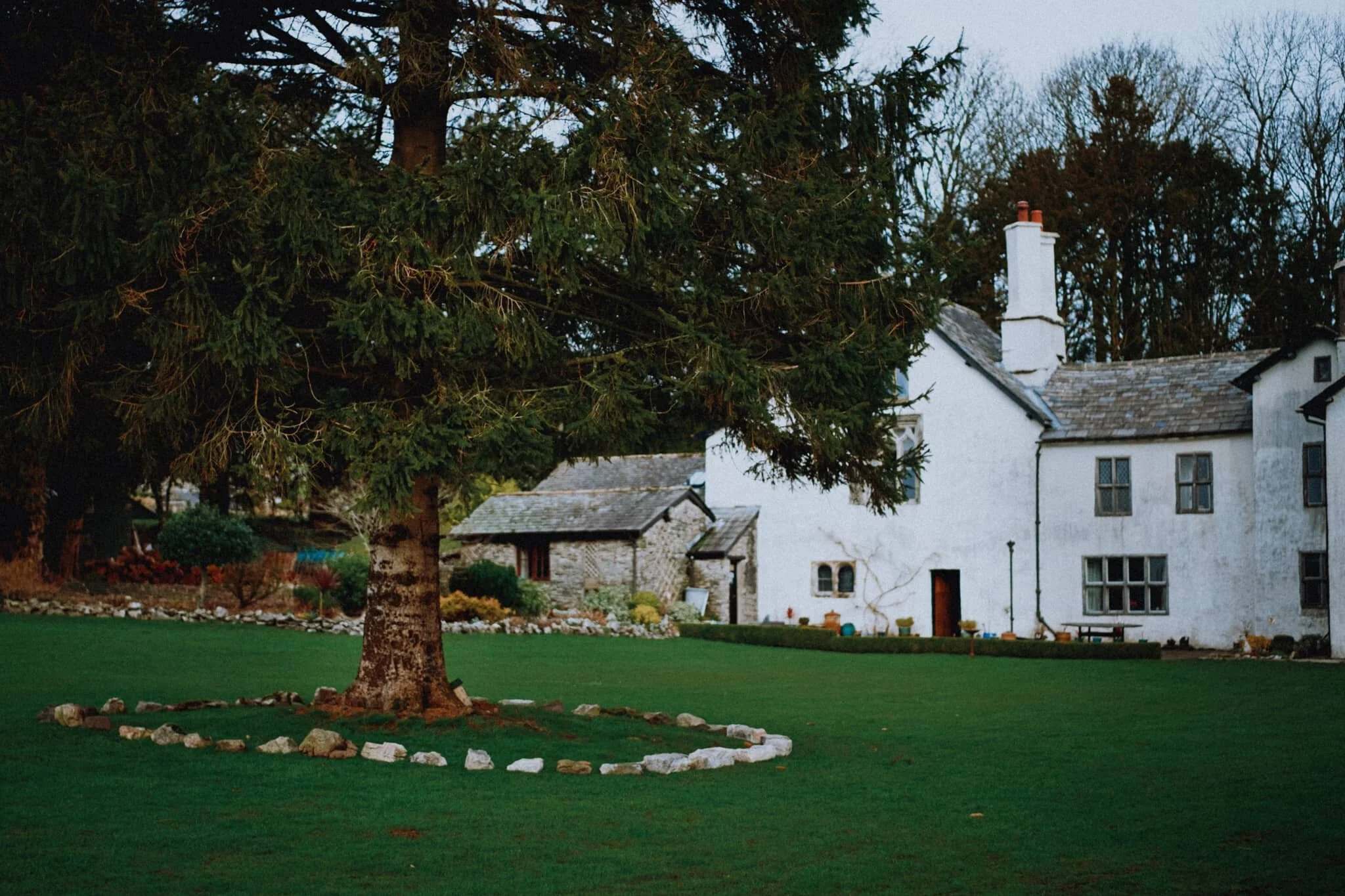  We came off the A6 onto the small country lane towards Helsington Laithes. This gorgeous Listed cottage featured a beautiful garden; so pleasantly English and idyllic that I had to stop for a photo. 