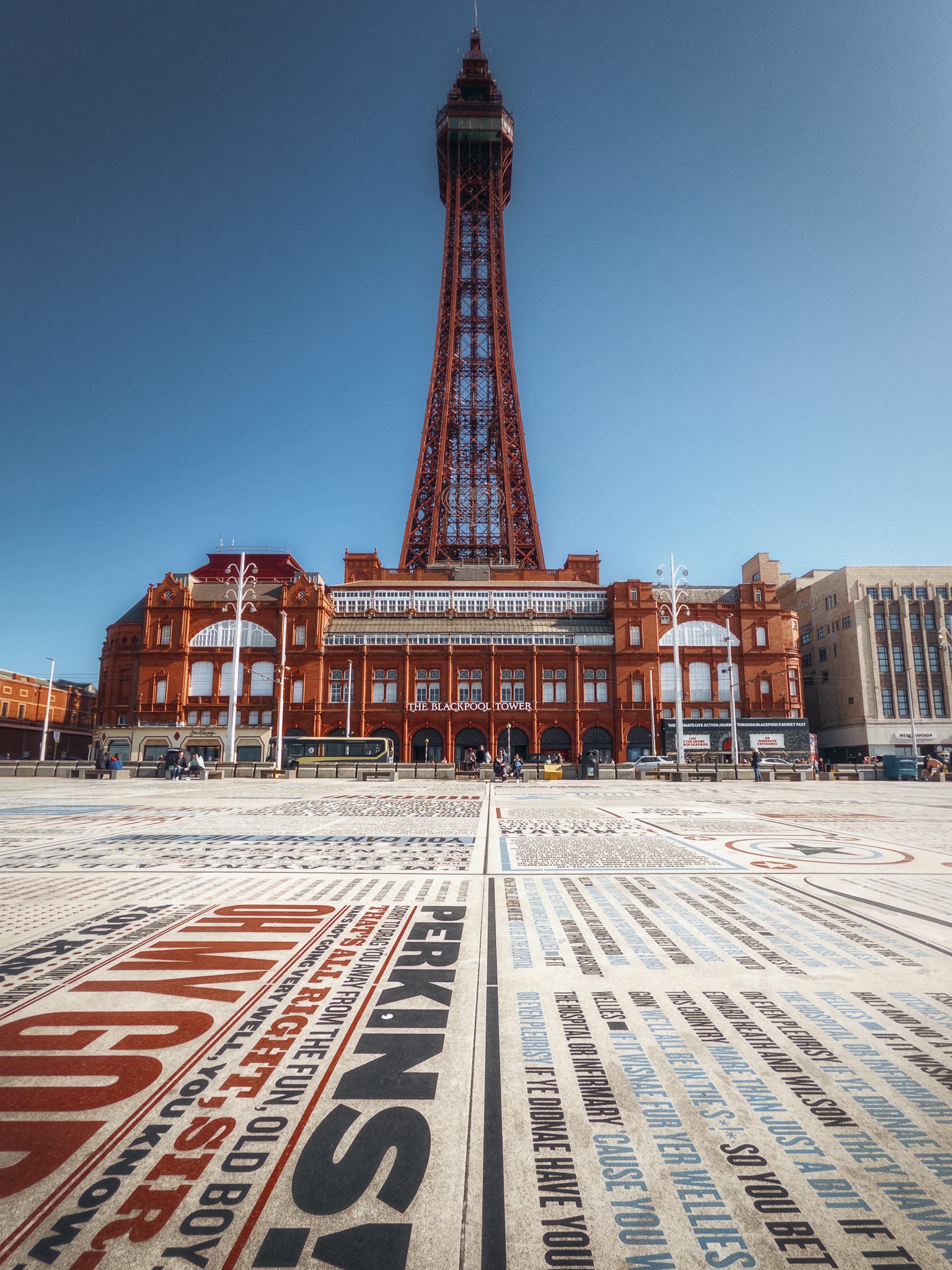 A relatively recent addition to the Tower Headland area is the Comedy Carpet. Unveiled in 2011, it’s a 2,200m square installation and features 160,000 individually cut letters spelling out famous one liners from comedy legends.
