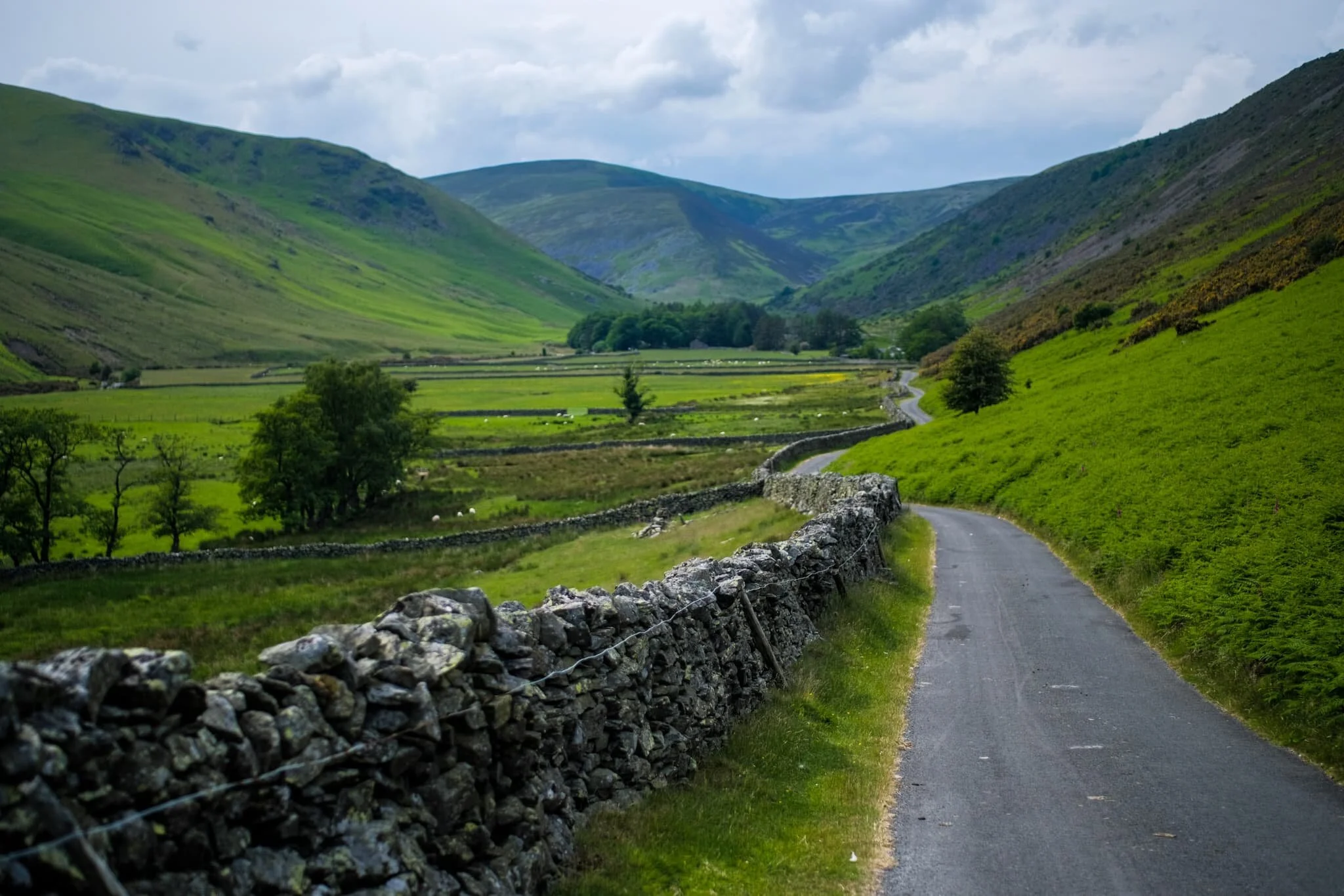  The full extent of Mosedale from near the village. What a crackin&rsquo; day. 