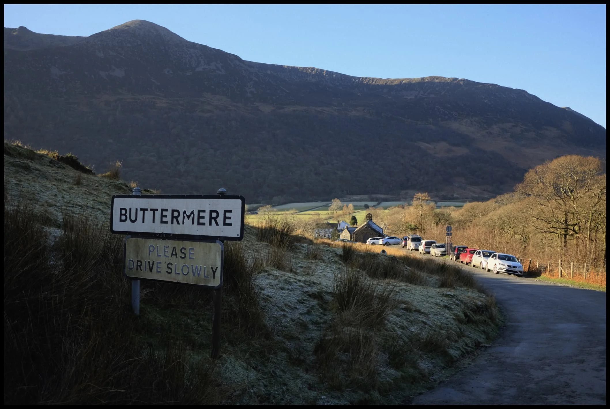  The way down into Buttermere after navigating the beautiful Newlands Pass. With the High Stile range in view, excitement levels build. 