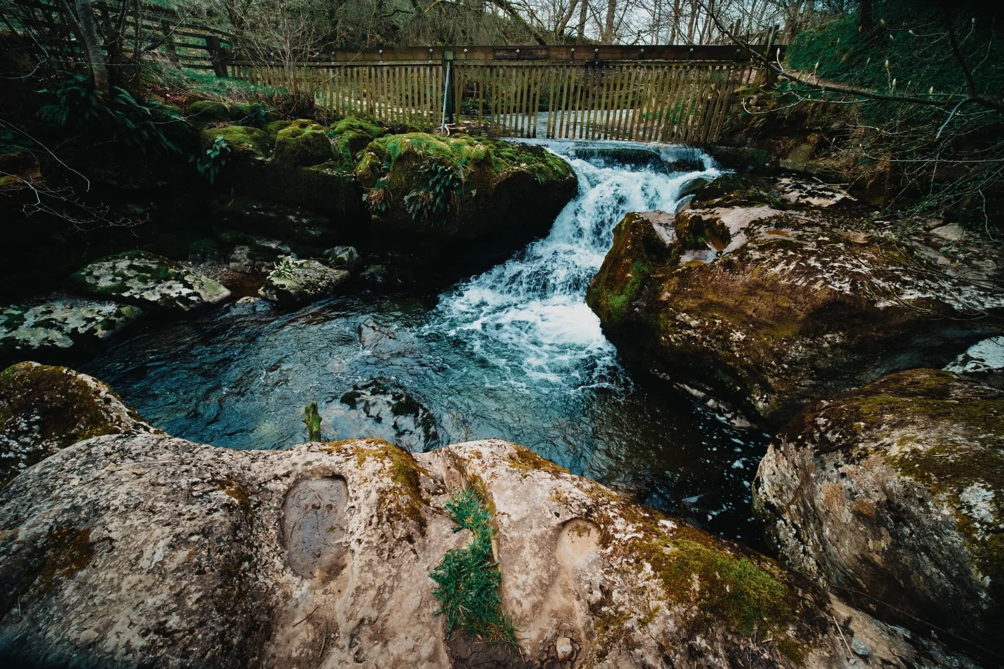  This is the first drop of the Howk, which ultimately creates the gorge. Further upstream the beck is largely calm. 