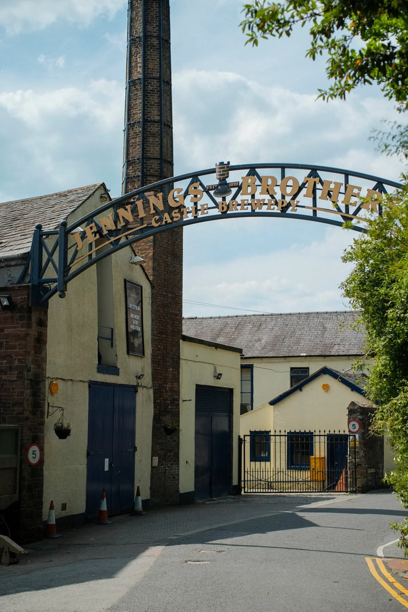  The Jennings Brewery, which started life in 1828 in the nearby village of Lorton. 