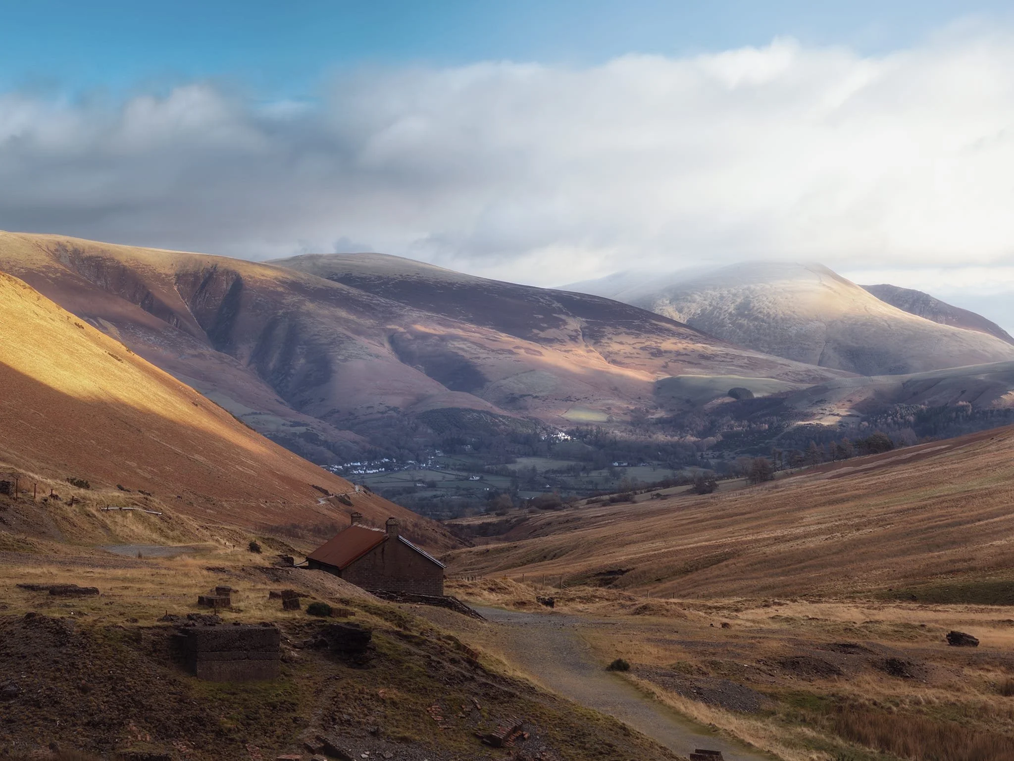  Looking back from the head of Coledale. Miners over the centuries enjoyed some beautiful views. 