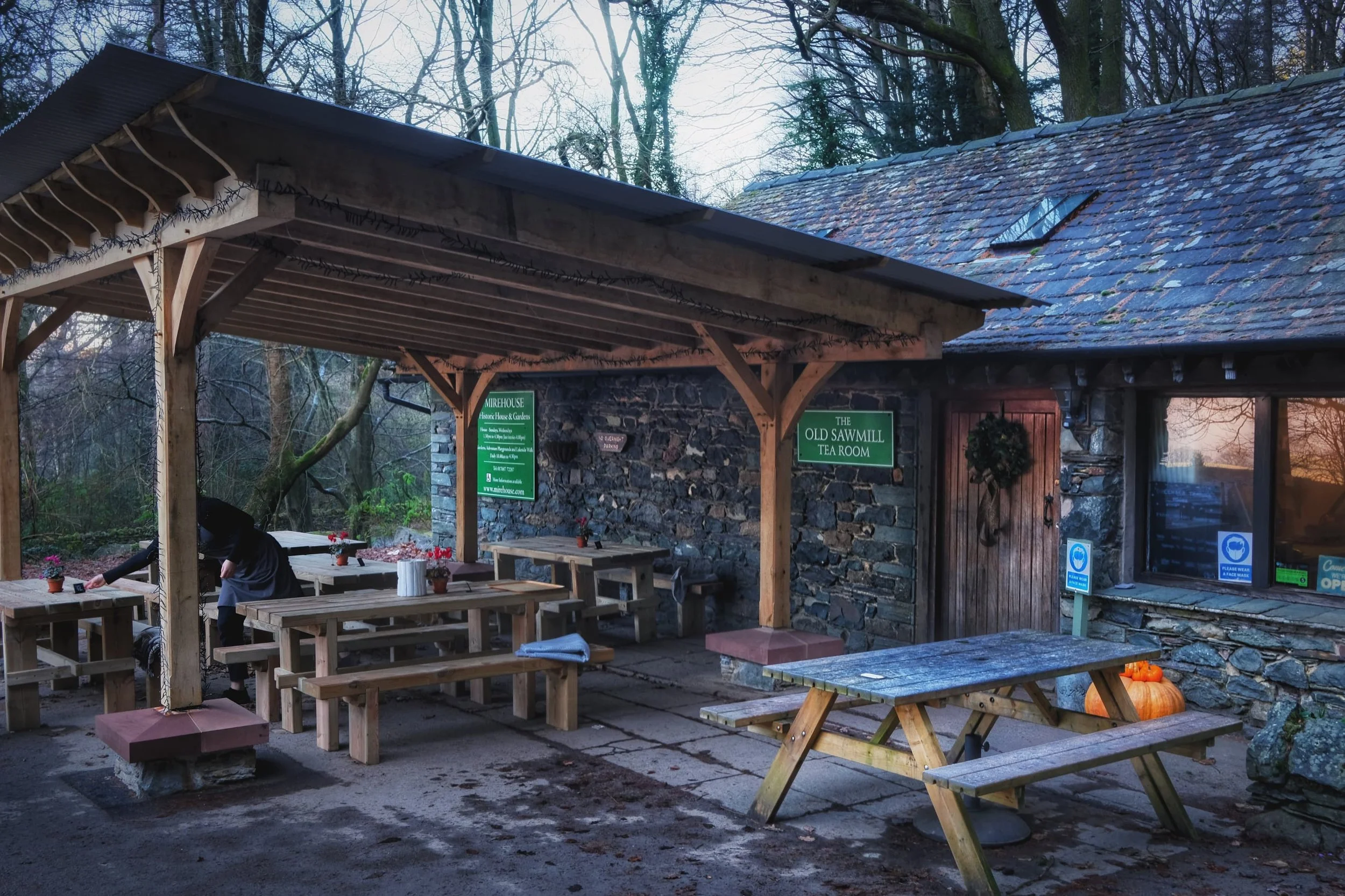  The Old Sawmill Tearoom, at the car park below Dodd. A beautifully quaint and cosy place. 