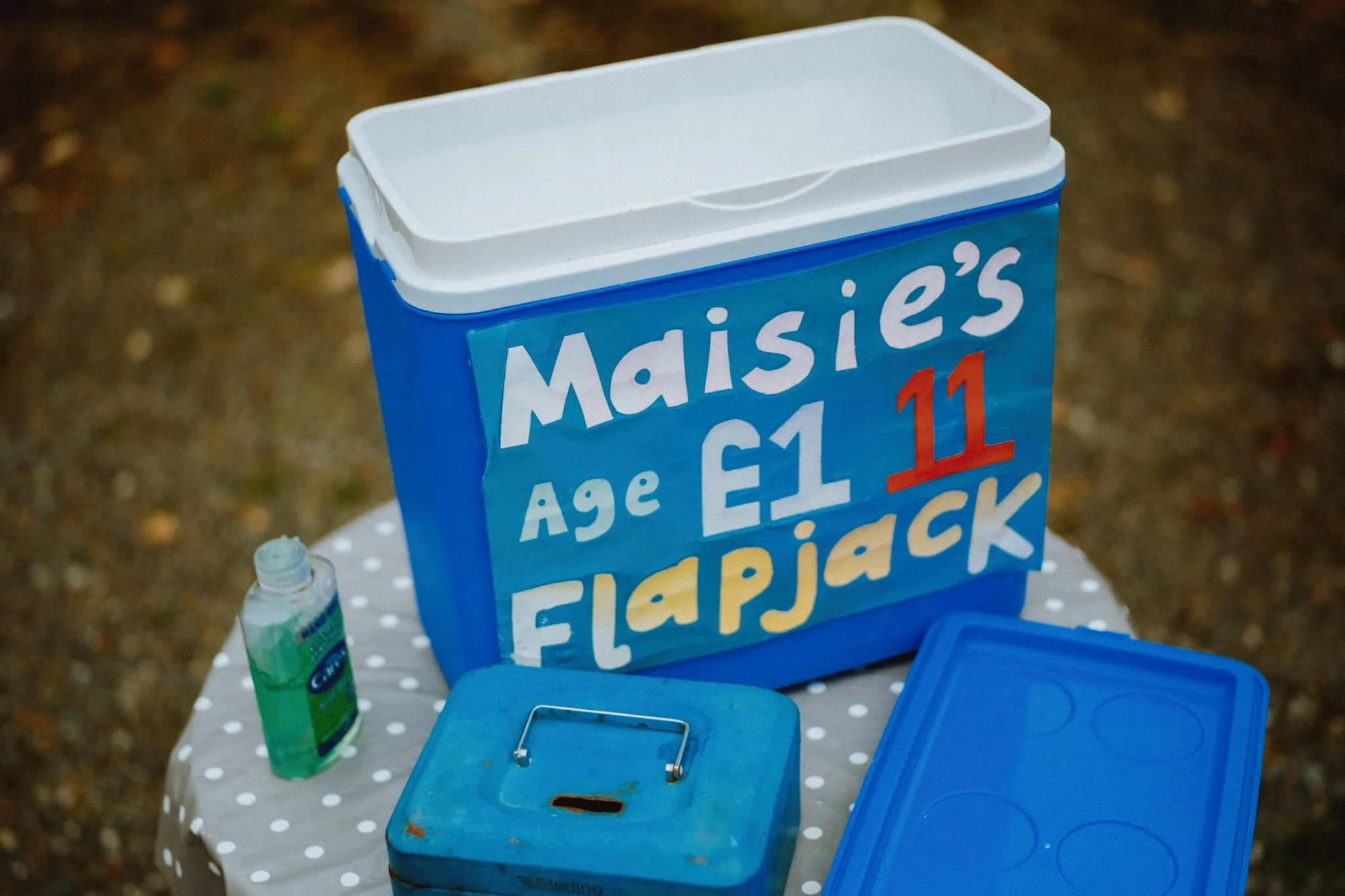  You bet we bought some of Maisie&rsquo;s flapjacks. Delicious they were, too. Thank you, Maisie! 