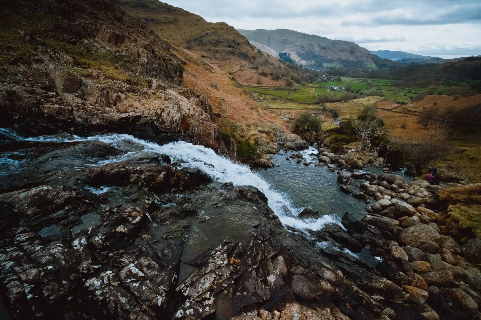  One of my favourite scenes around Grasmere, following the milky-white waters as they tumble down towards Easedale. 