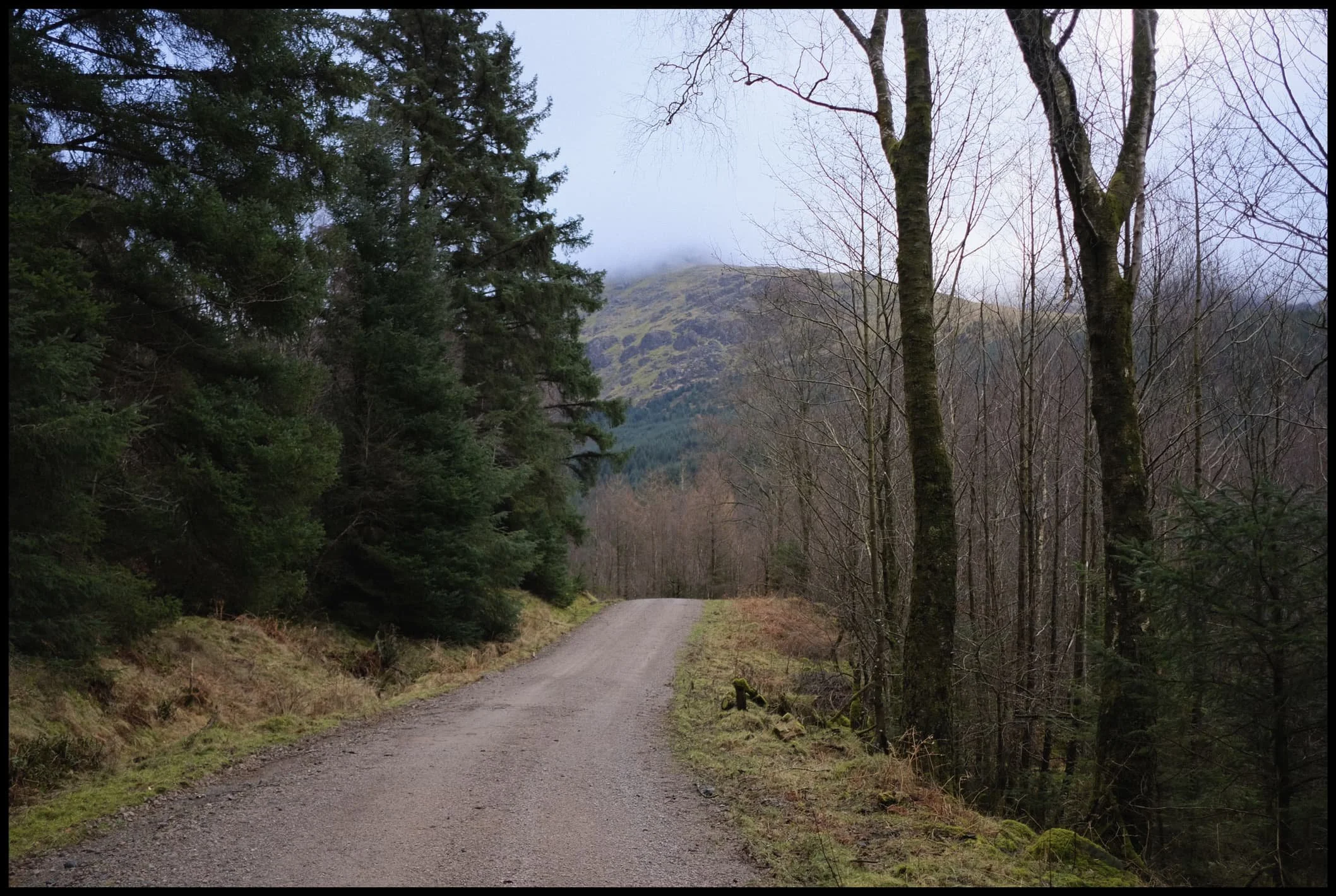  We followed the winding forest track towards Middle Bridge, which cross the River Liza. This would signal our way back down the other side of the valley. Pillar gets closer… 