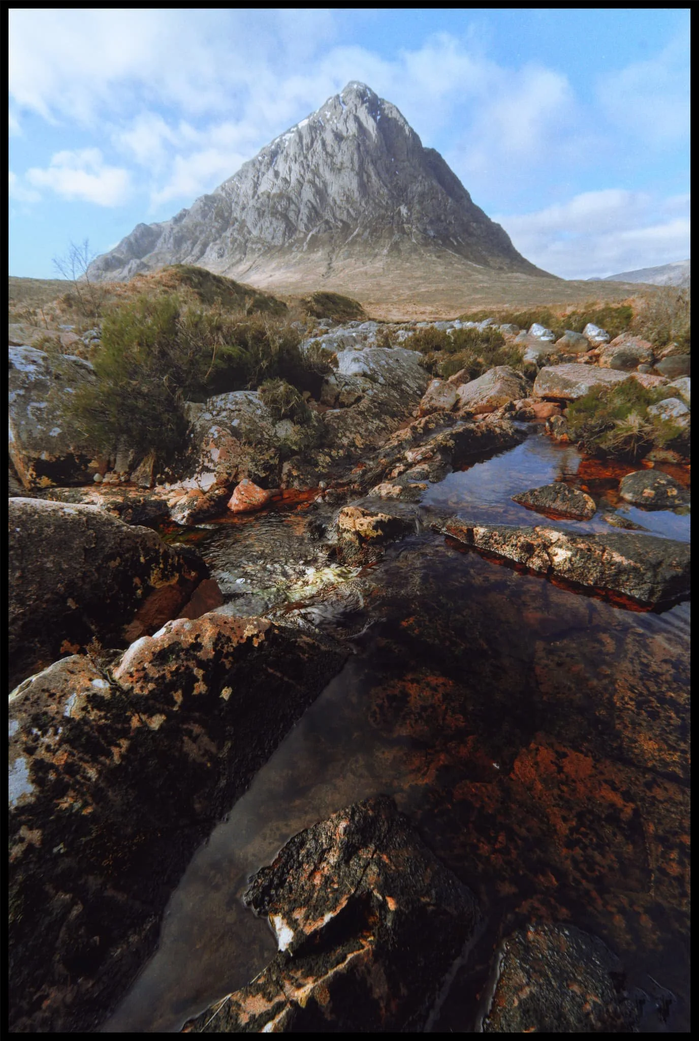  Lisabet and I clambered up the River Coupall, seeking compositions of the Buckle. 