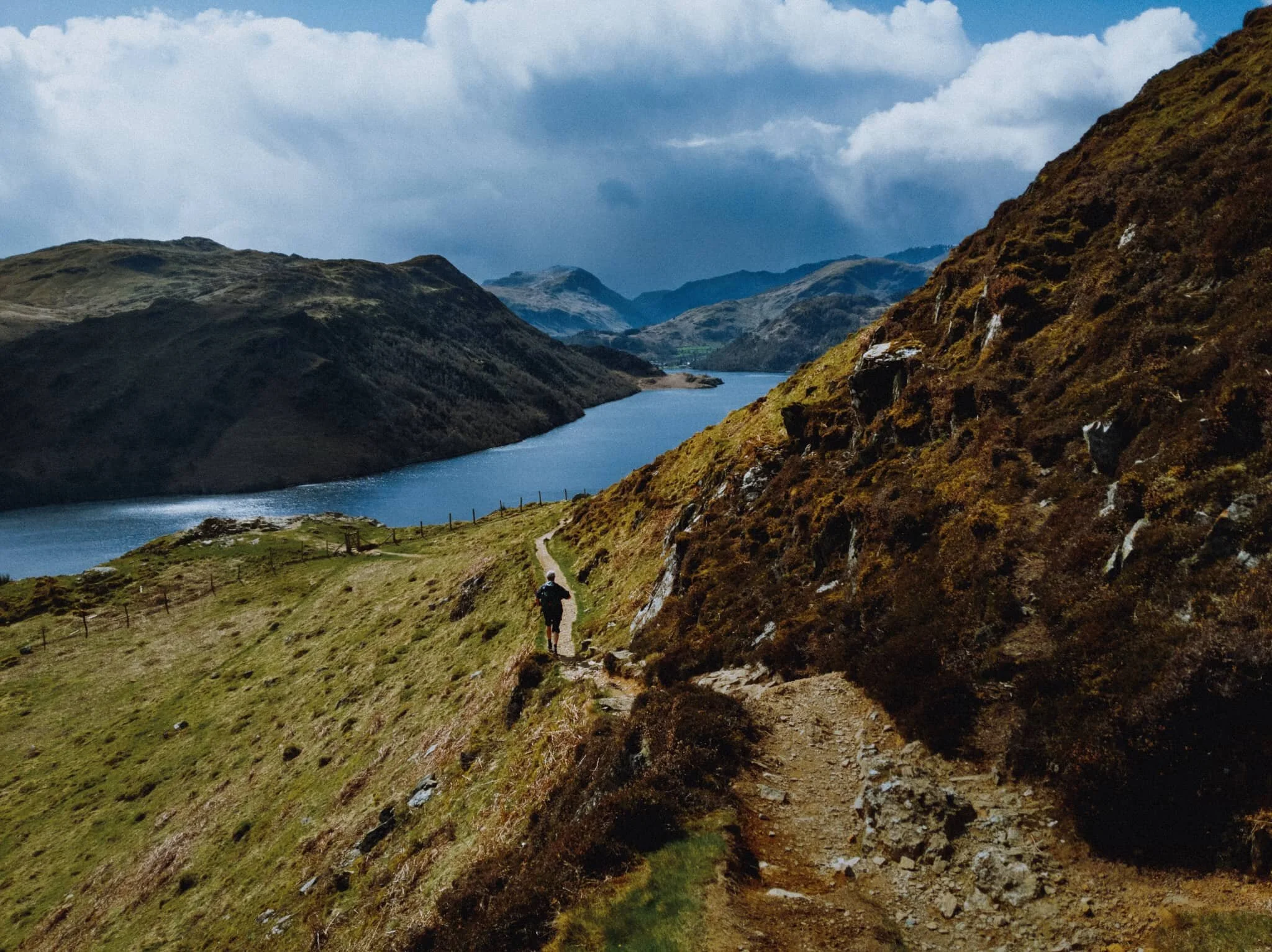  As we started to make our way towards the southern face of Gowbarrow, near the Memorial Seat,  this view  opened up that quite literally made me shout an expletive! A moment Lisabet and I will never forget. 
