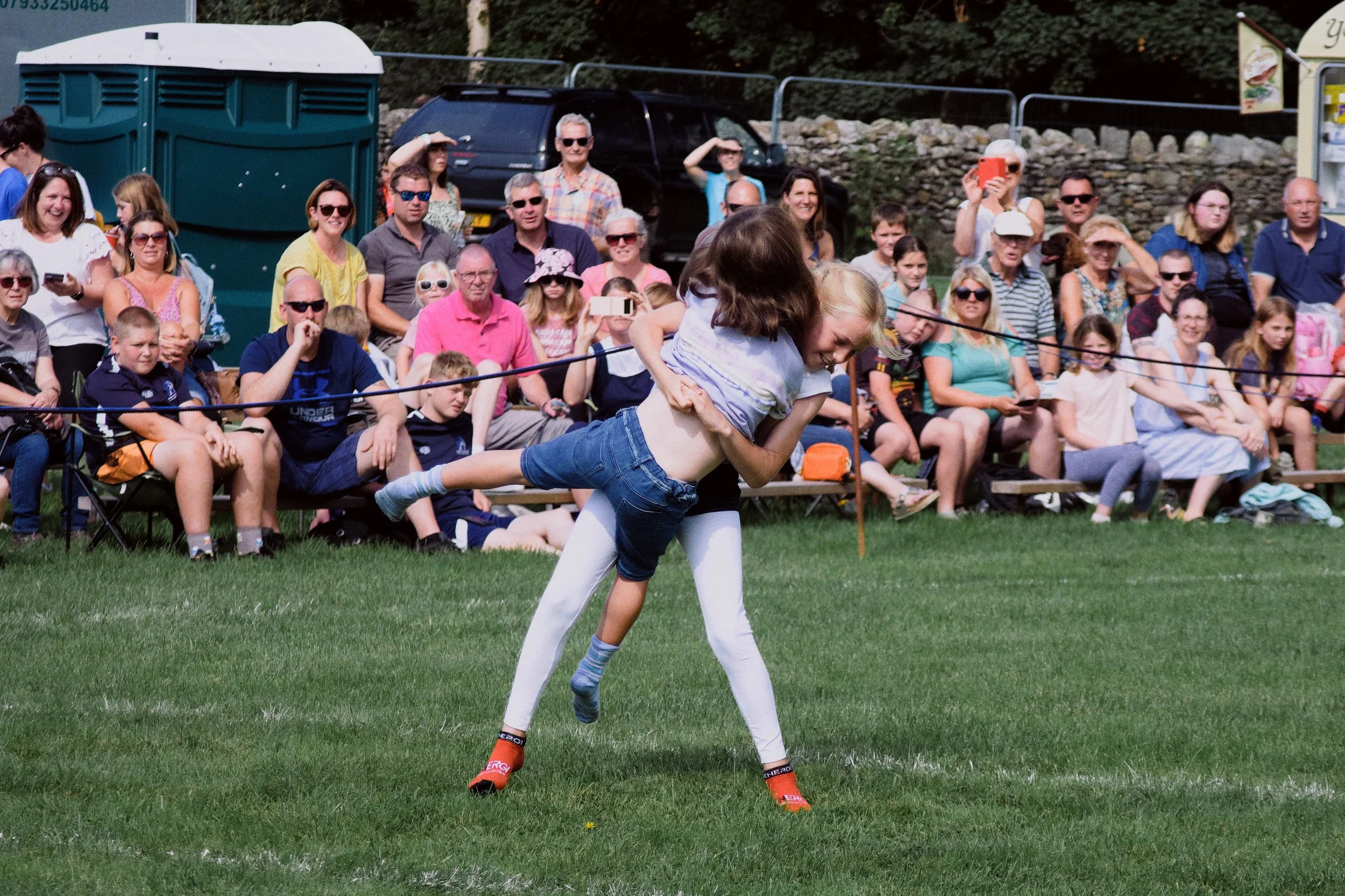  The lass in the proper wrestling costume was so good. She&rsquo;d go on to win Silver. 