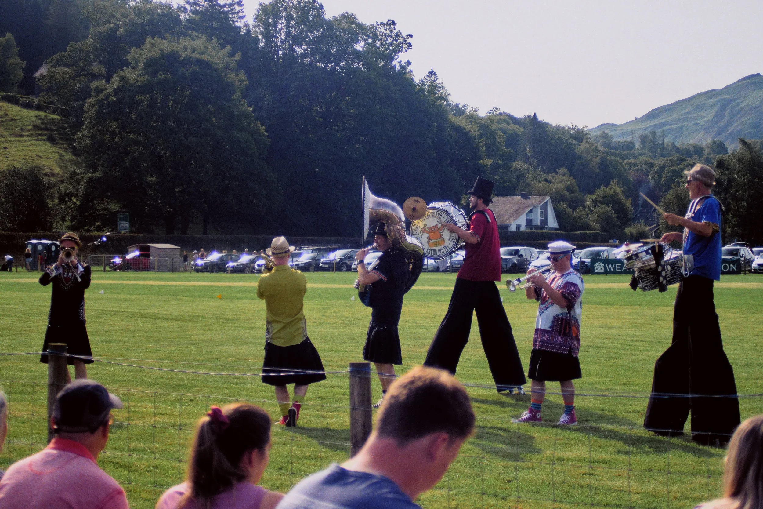   Fat Cat Brass  kicked off the show with a variety of tunes, old and new. 