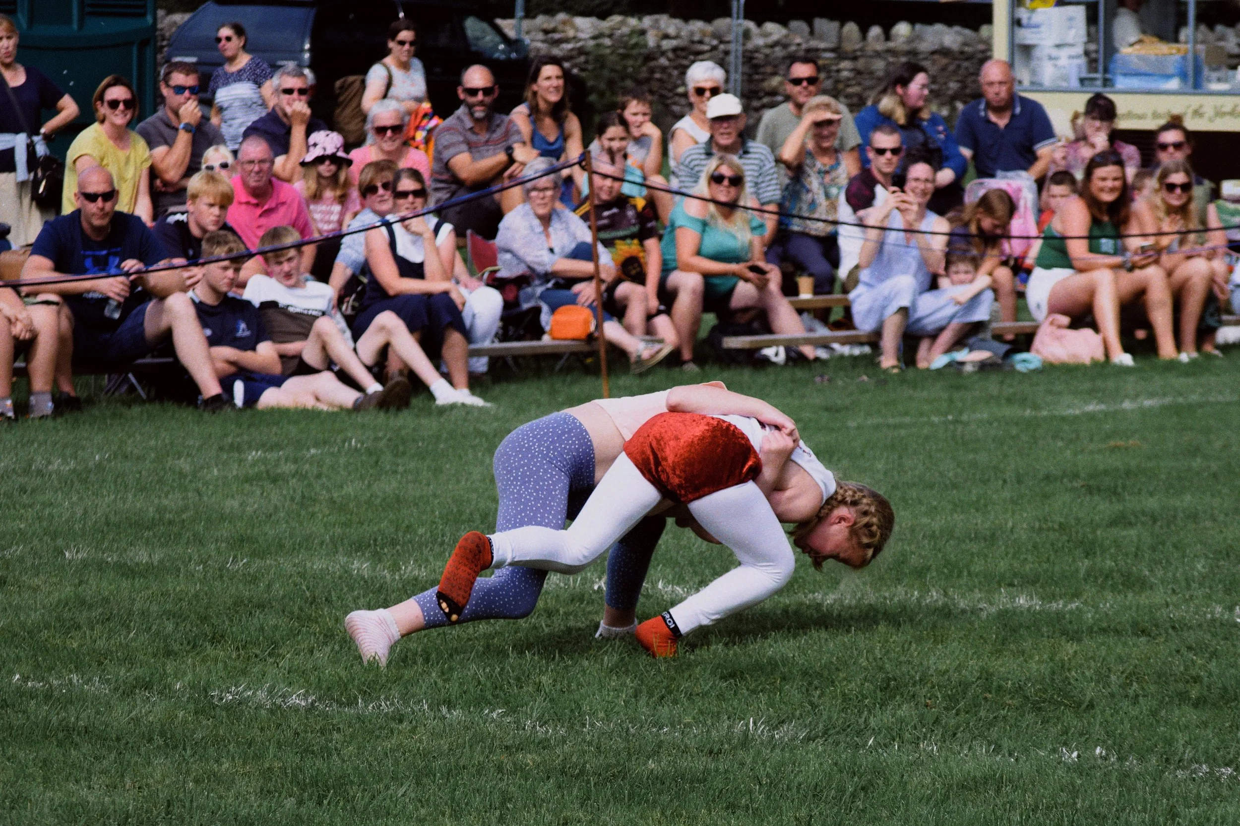  Smaller than most she faced, but more than made up for it with technique and determination. 