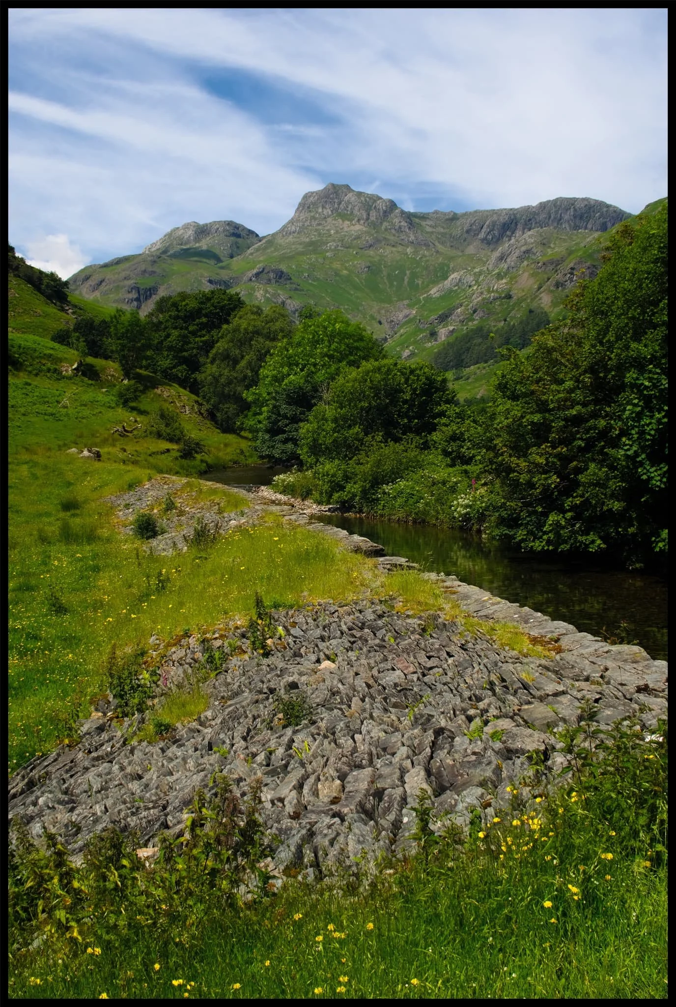  One of my favourite spots in Great Langdale, shot near Oak Cowe cottage next to Great Langdale Beck.  The Langdale Pikes looking as epic as ever. 