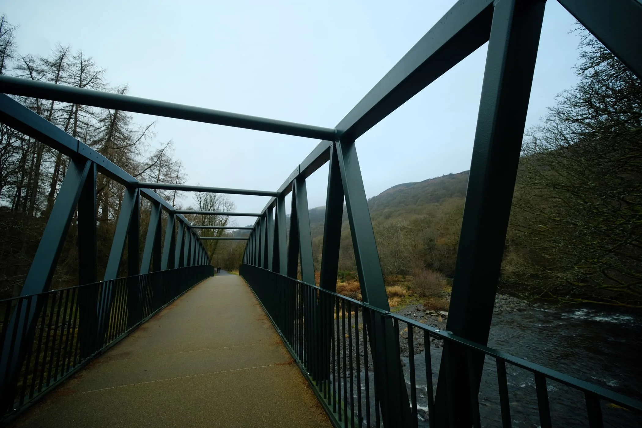  I wanted to play with lines and angles provided by this bridge, so I snapped on my ultra-wide 9mm lens for some fun compositions. 