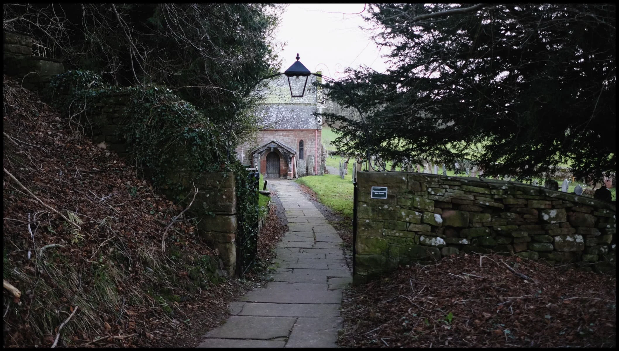  The church is in a beautiful setting. 