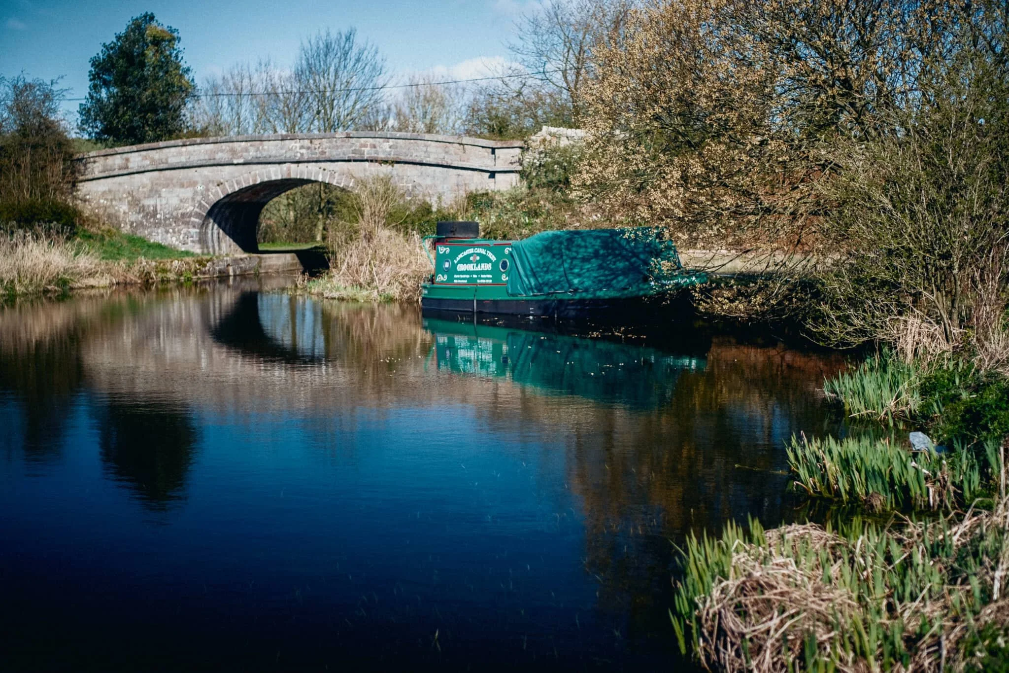  If you ever want to take a boat to explore some of the abandoned Northern Reaches of Lancaster Canal, this is where you do it. 