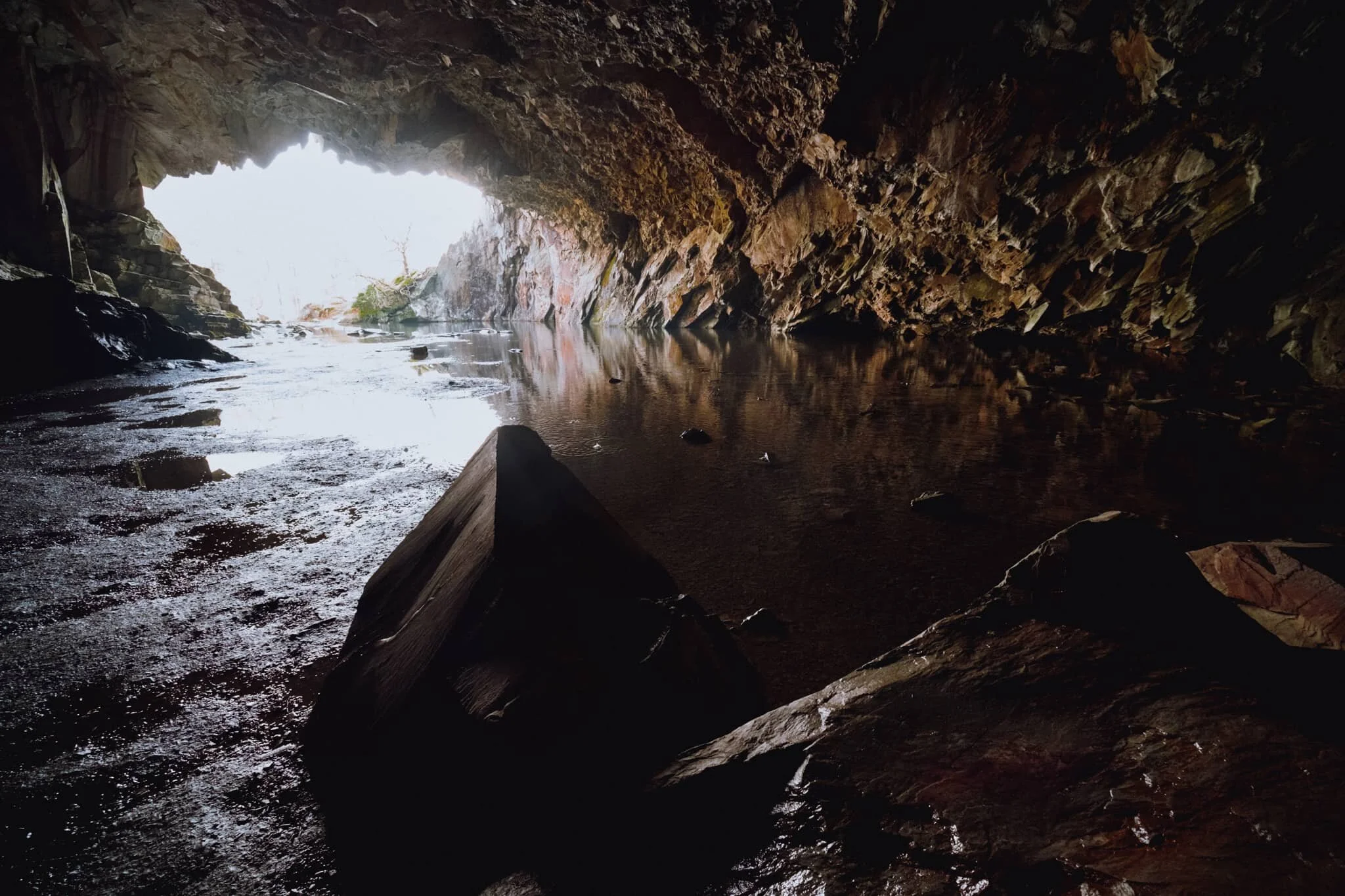  It&rsquo;s not often one gets Rydal Cave all to oneself, so we ventured in for some photos. 