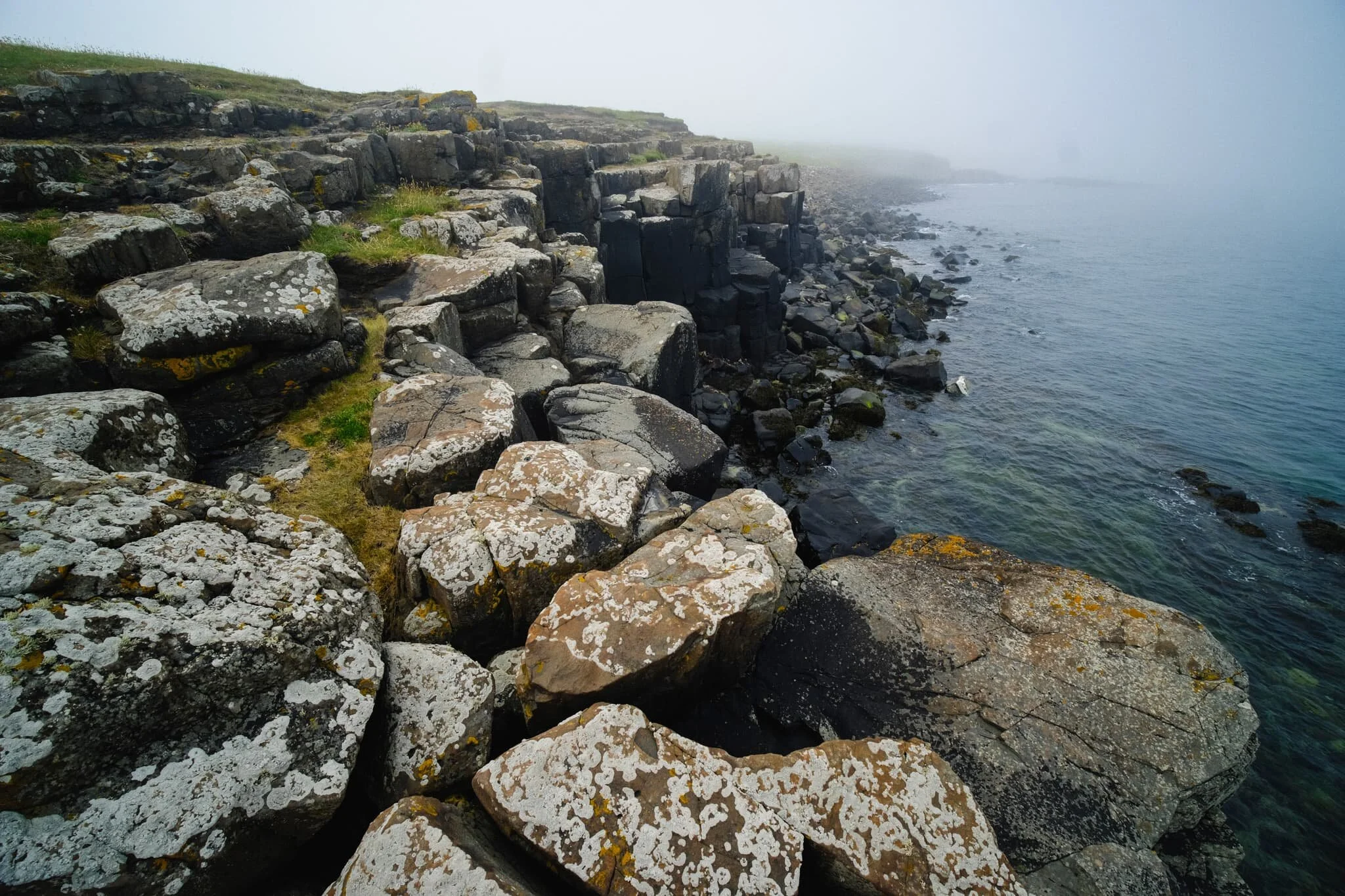  Not massive cliffs by all means, but shapely and beautiful nevertheless. 