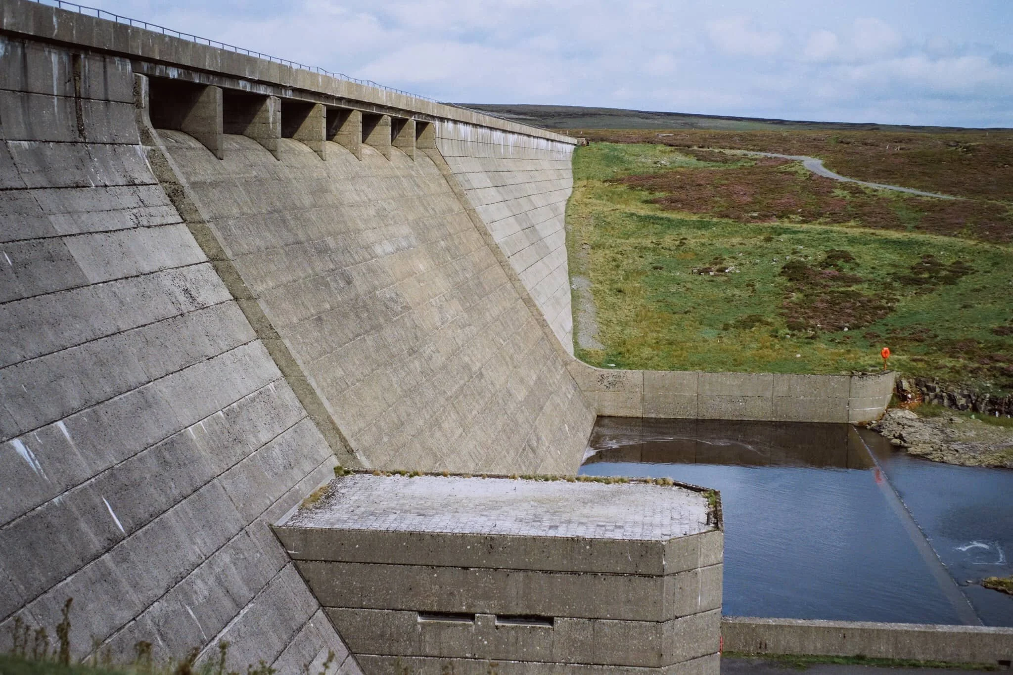  Cow Green Reservoir was constructed in the late 1960s to supply the industries of Teeside with a constant supply of water.  