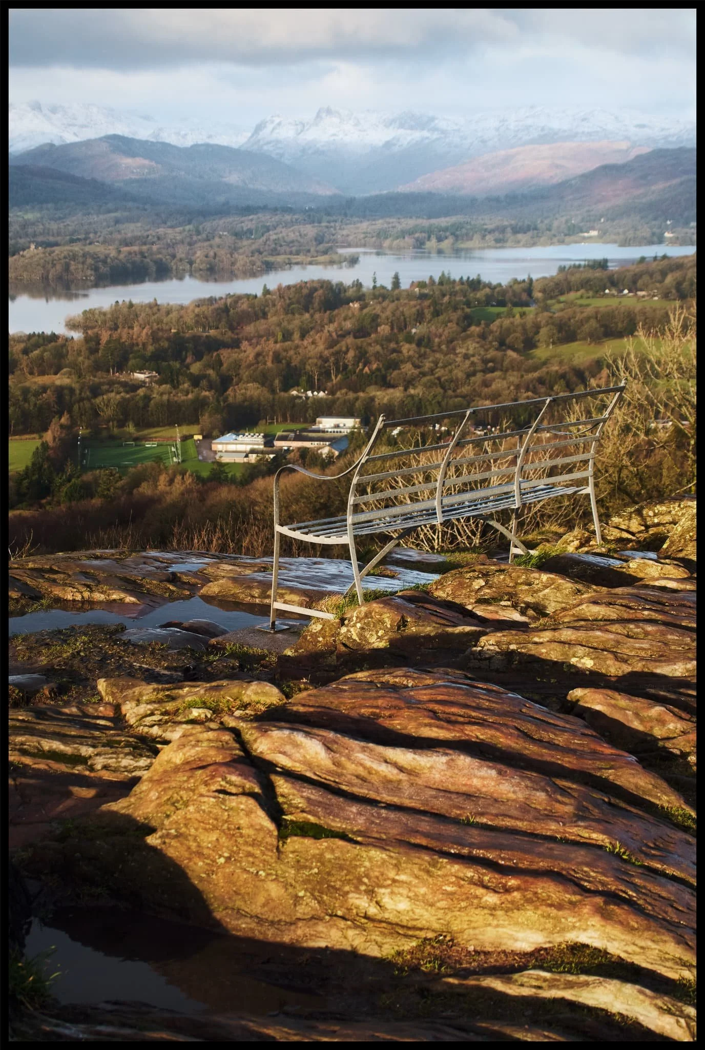  Not a bad place for a bench and a view, eh? 