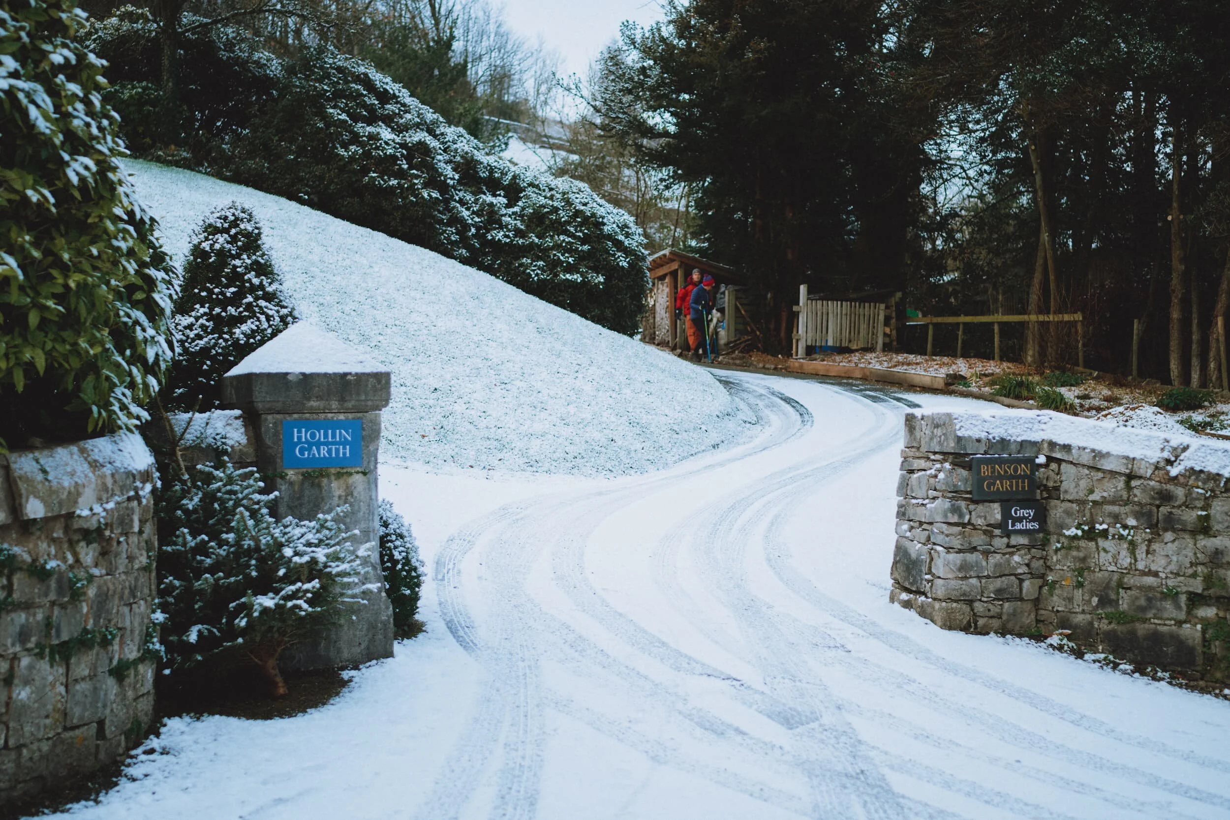  We really had to watch our footing on most of the walk. Most of the snow had either frozen over or was heavily compacted, making it all rather slippery. 