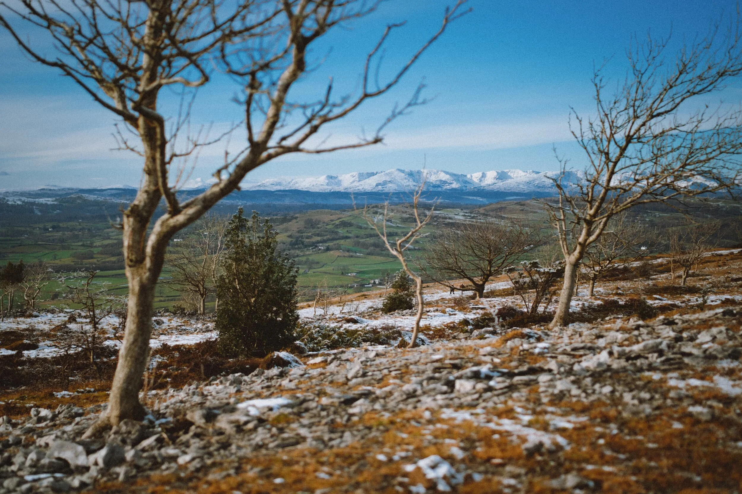  This was the view that made both me and Lisabet cuss in awe. Probably the clearest I&rsquo;ve ever seen the Lake District fells from Scout Scar. 