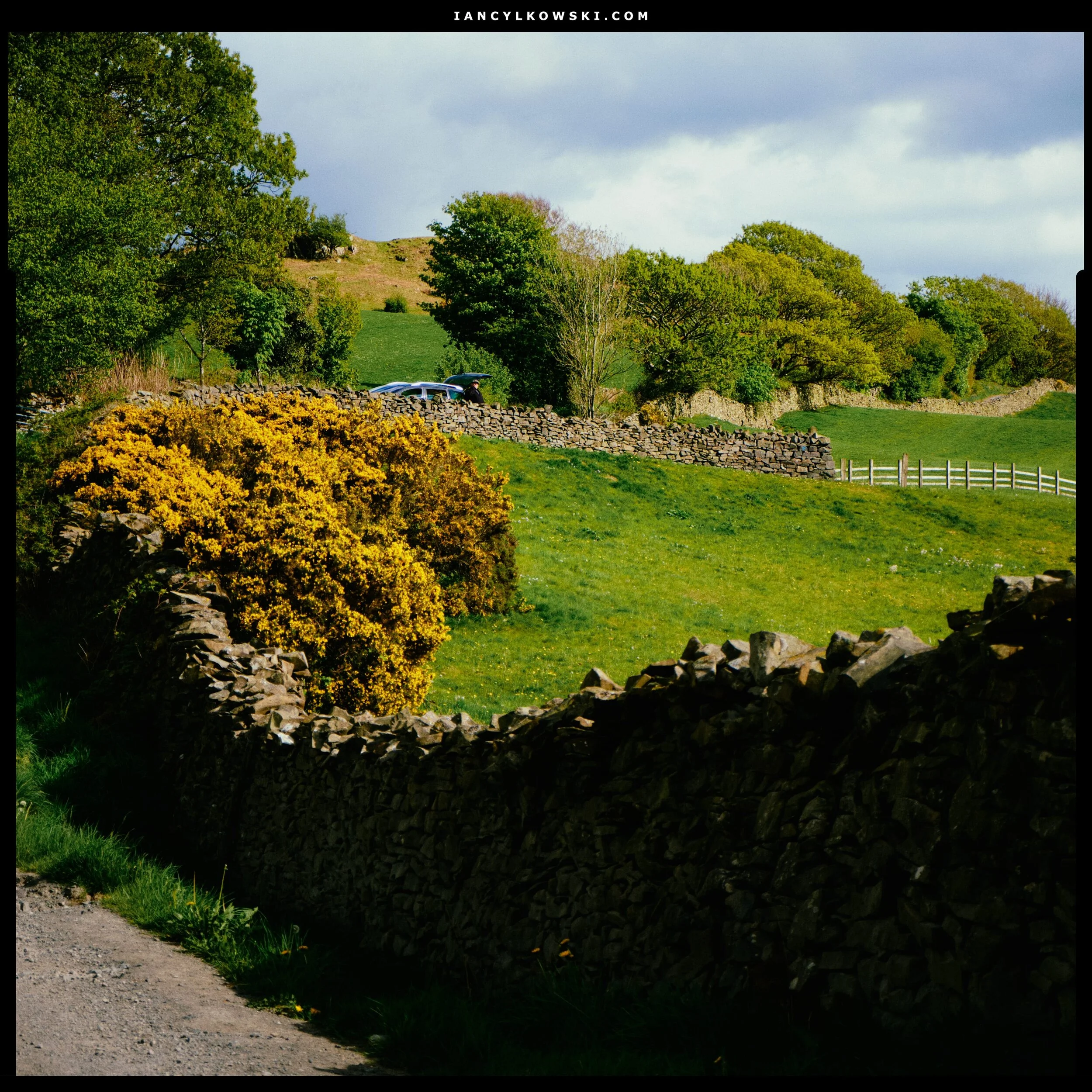  Following the drystone wall back up to Paddy&rsquo;s Lane. 