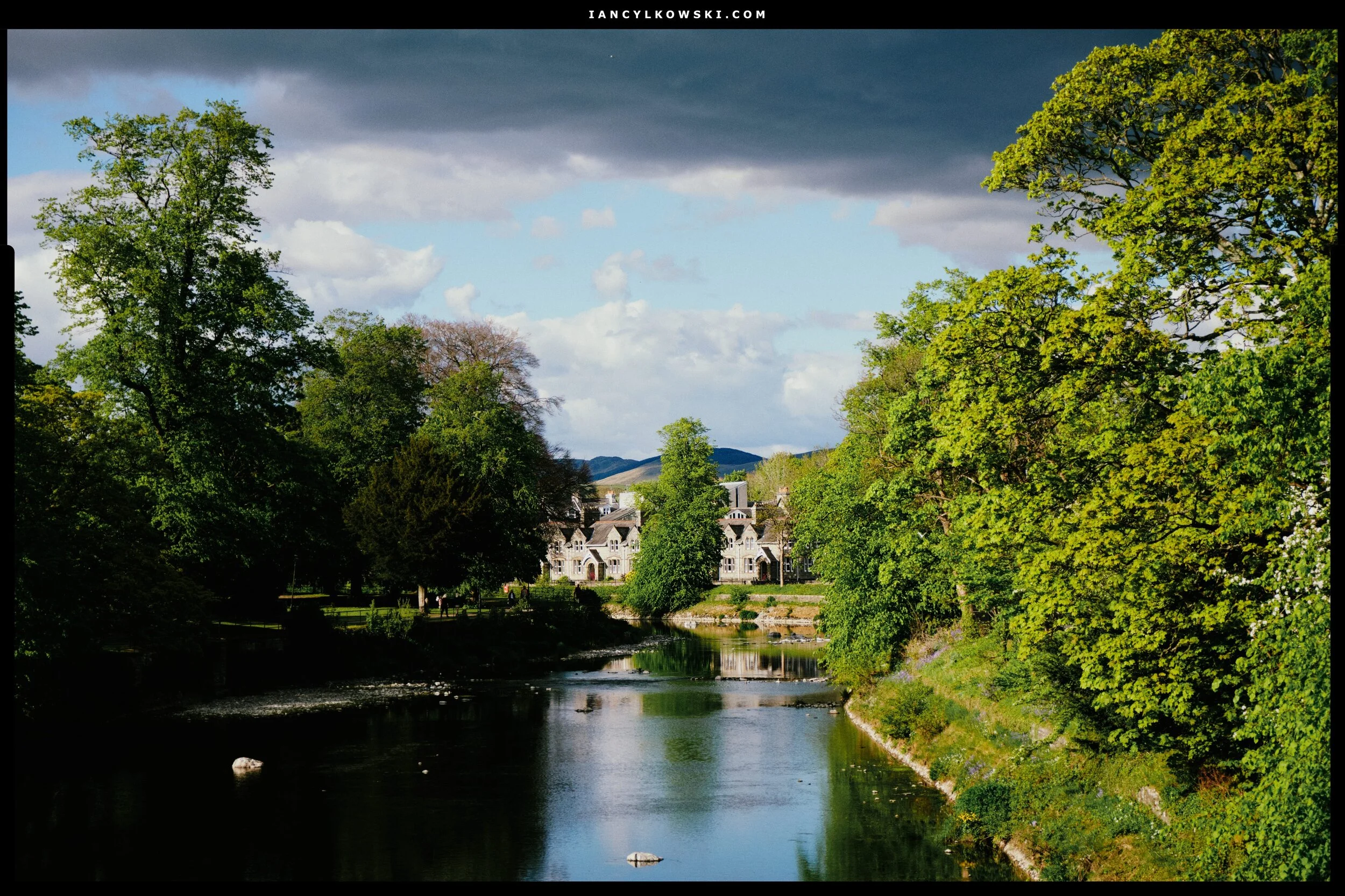  Lovely light striking the trees around the River Kent. 