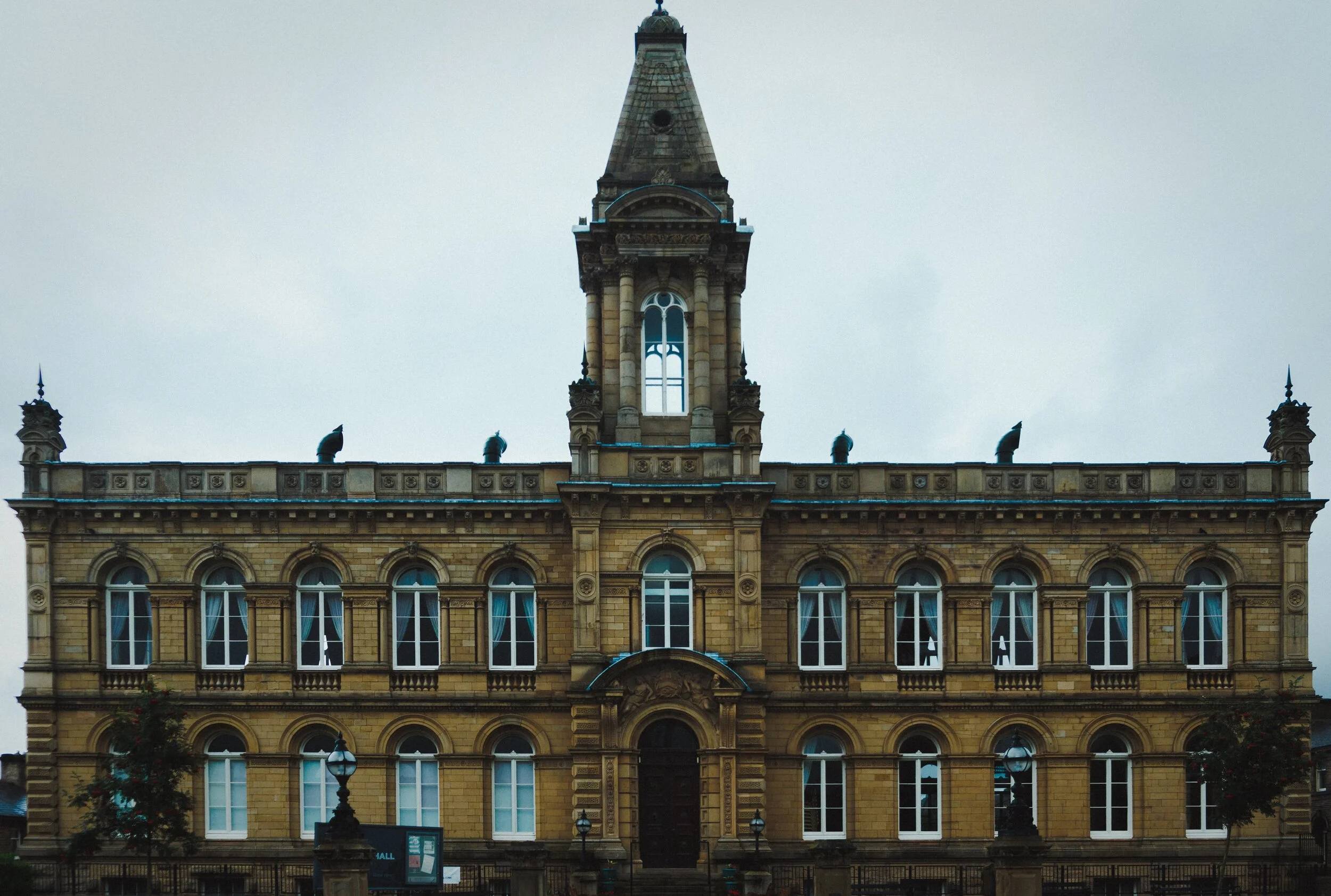  Saltaire Club & Institute, now known as Victoria Hall. The building was opened in 1872 and cost Titus Salt £18,336 (roughly £2.3 million in today&rsquo;s money). The Institute &ldquo;was free from any political bias&rdquo; and functioned as a social club and educational institute. Nowadays the building serves as a rather posh Village Hall with rooms available for hire. You can get married here too. 