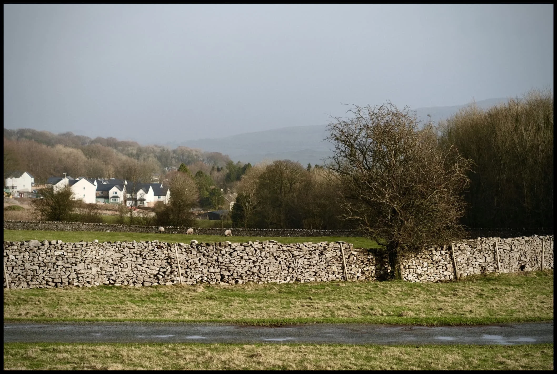  Looking back to Kendal, and you barely make out the slopes of Benson Knott, Kendal&rsquo;s most prominent fell. 