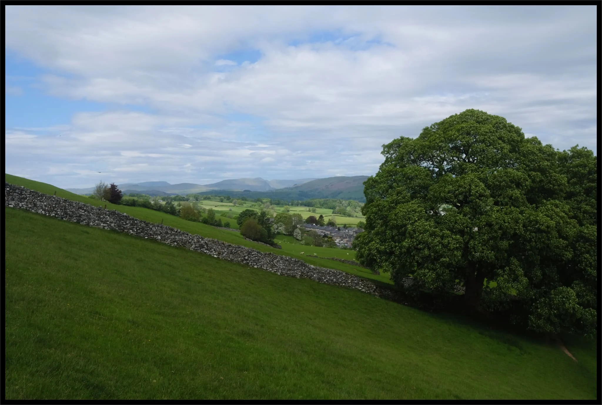  One last look back north. 