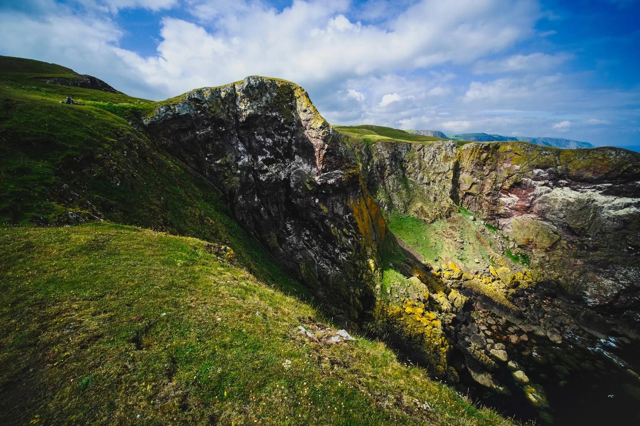  It&rsquo;s hard to do justice to the sheer scale of these cliffs and how far they drop to the North Sea below. Also, not pictured, is the deafening sound of thousands of seabirds shouting at each other. 