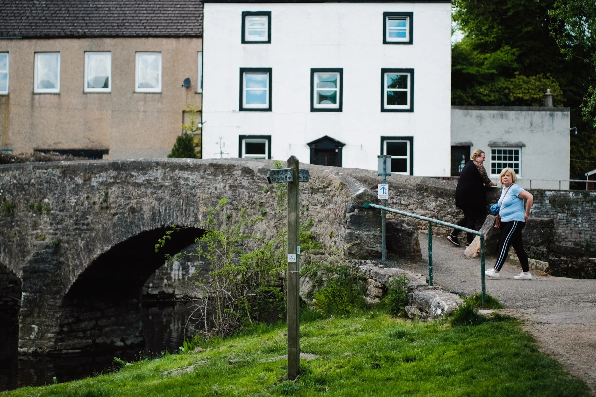  The way back into Kirkby Stephen, over Frank&rsquo;s Bridge, a 17th-century Grade II listed stone foot bridge. 