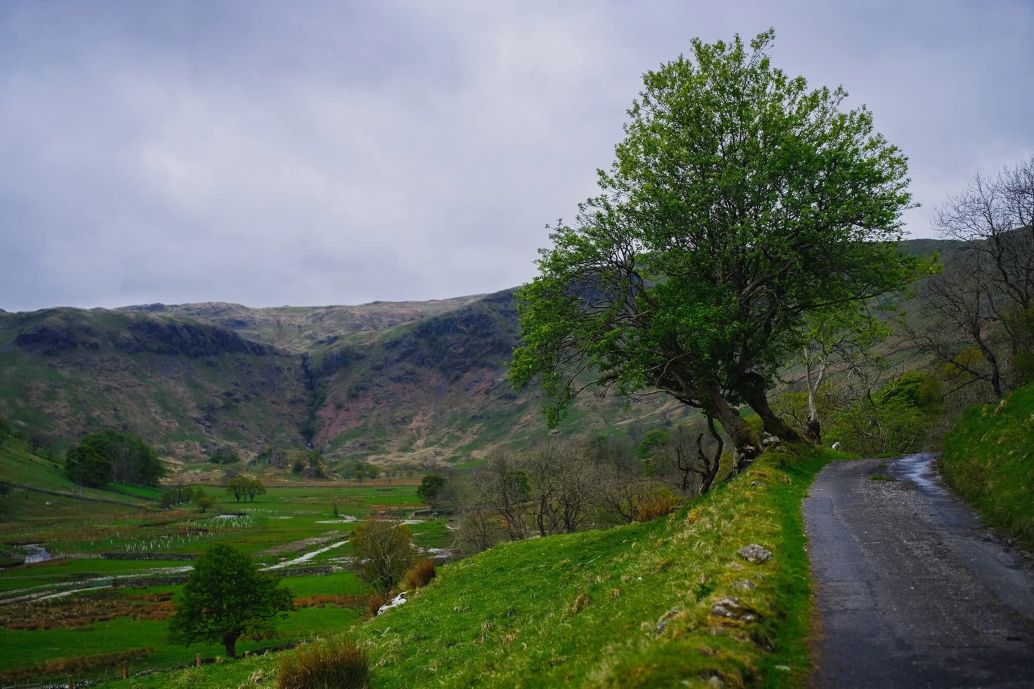  Past Truss Gap, on our way down the valley towards Swindale Head Farm, the views across Swindale completely open up, revealing our first glimpse of this beautiful gash in the fellside. It&rsquo;s name?  Hobgrumble Gill . What a brilliant name. 