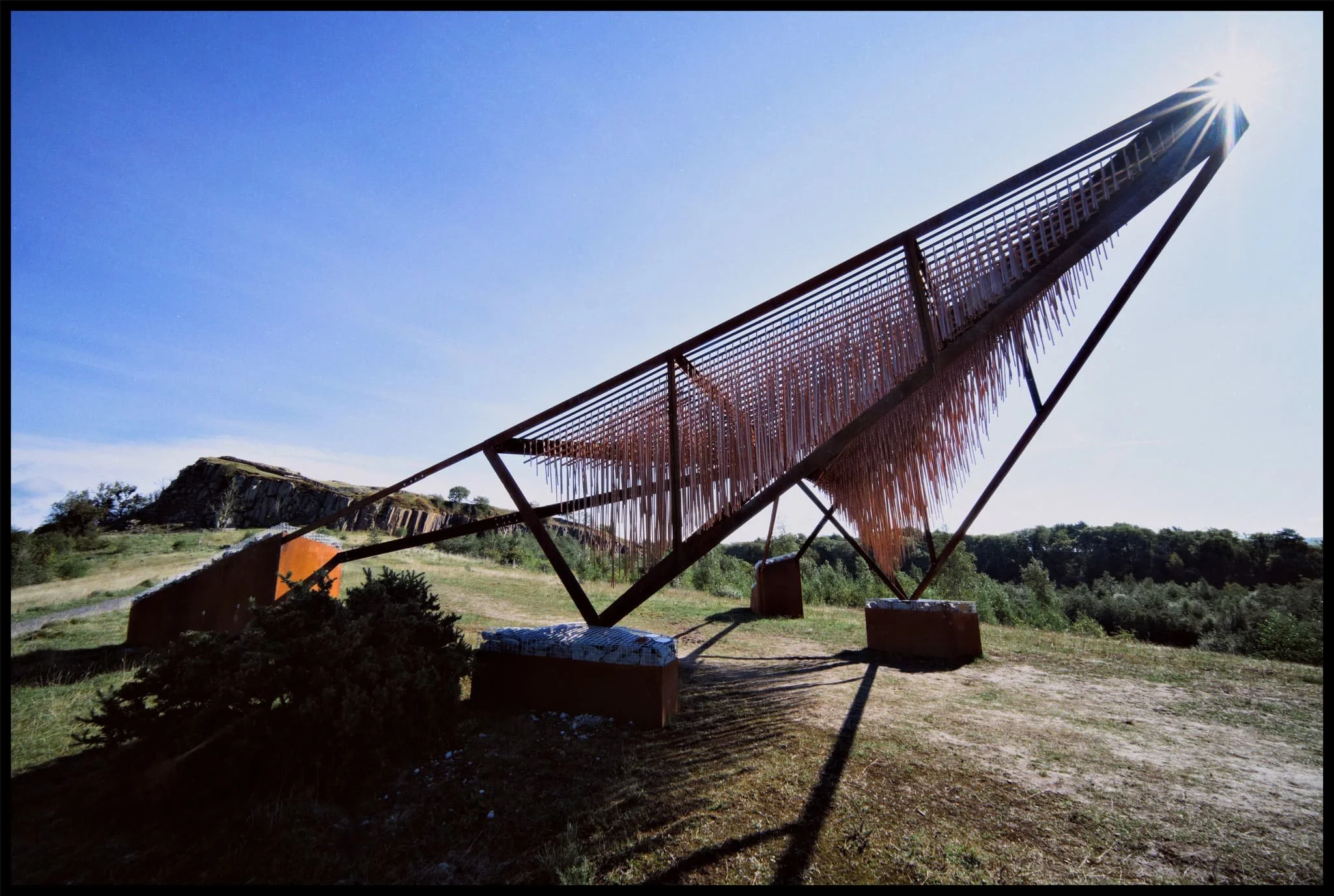  I enjoyed juxtaposing the tip of APERTURA with the afternoon sun, emphasised by setting my lens at f22 to turn the sun into a star. 