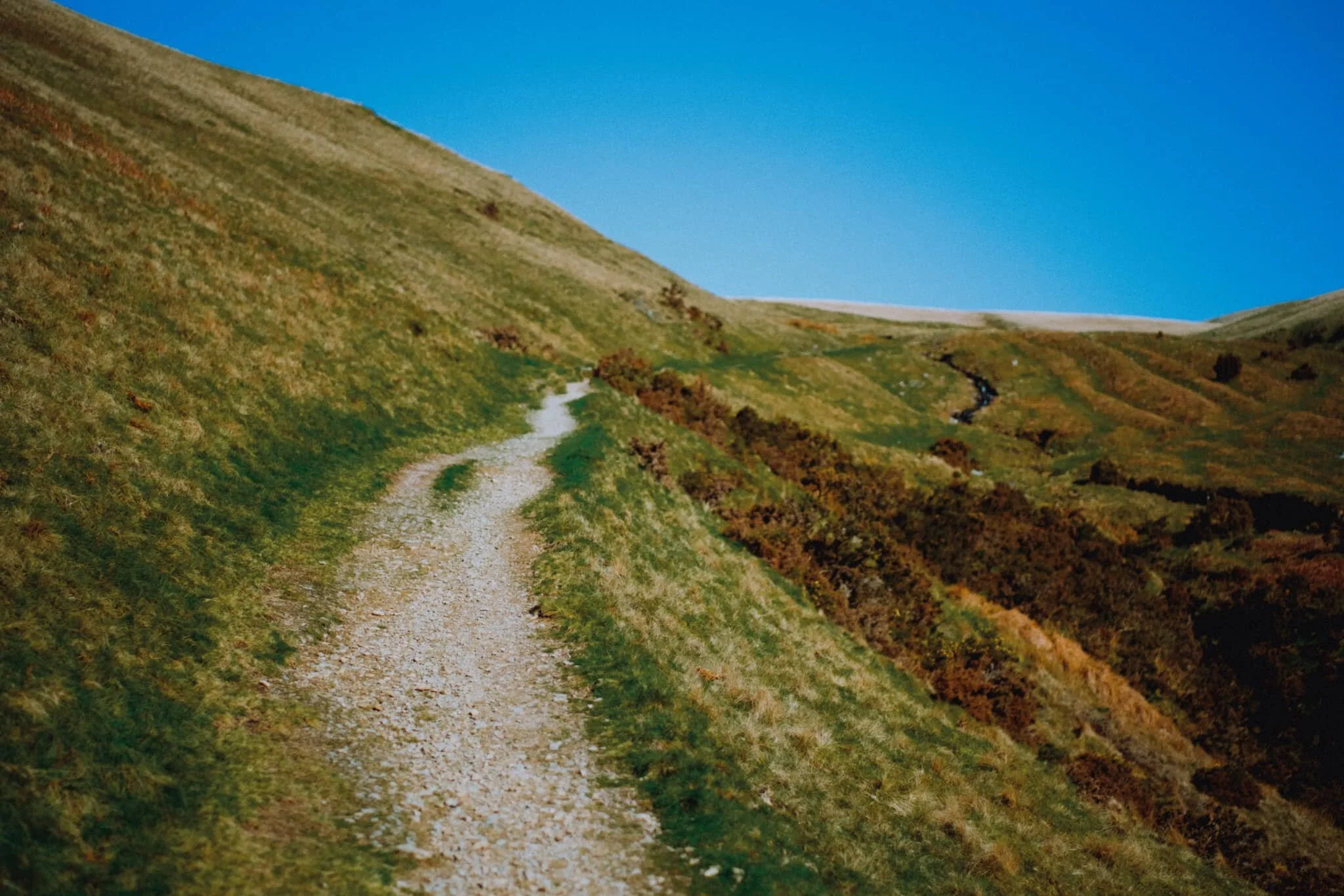  The way forward. Nary a cloud int&rsquo; sky. 