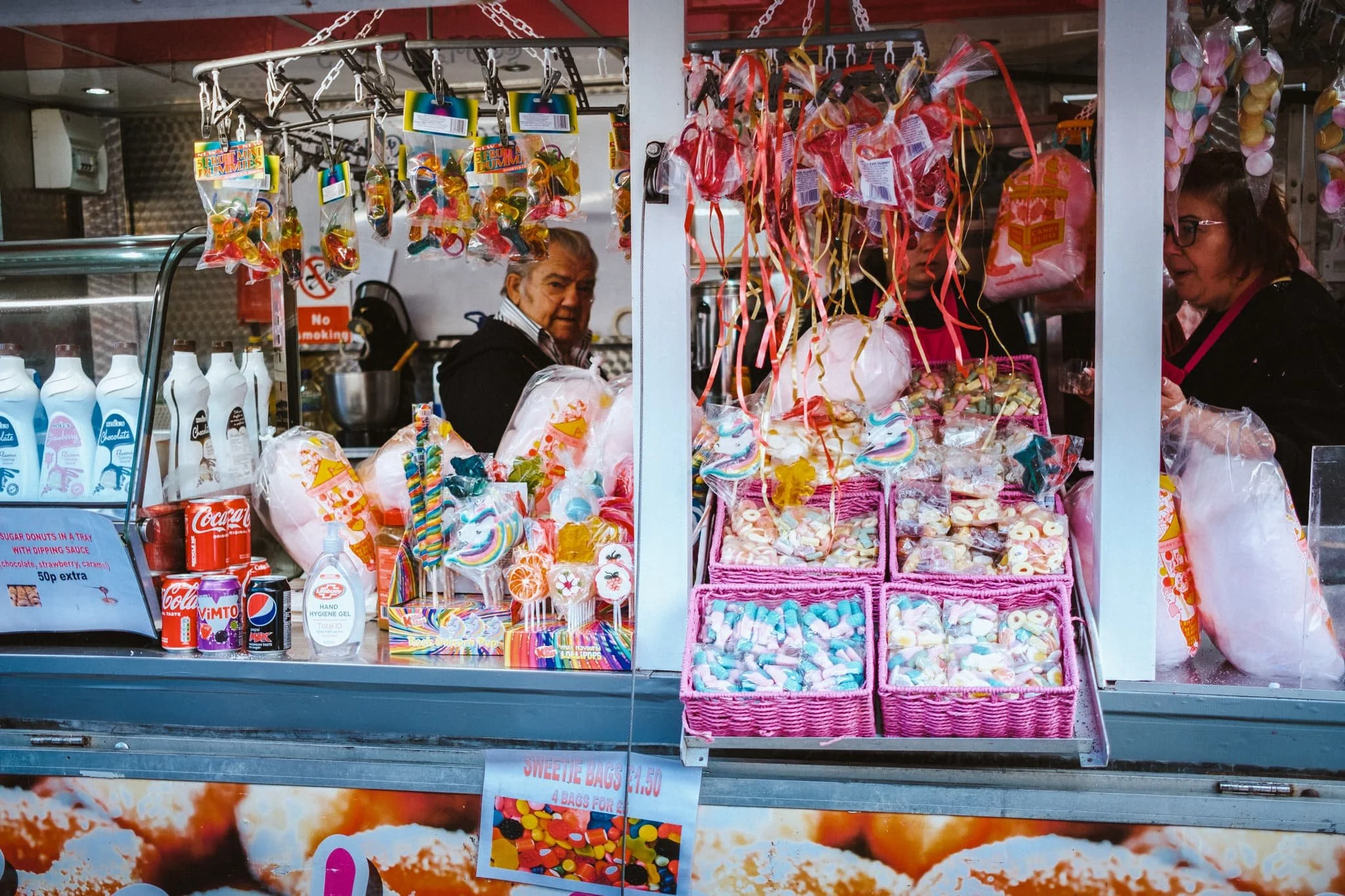  All manner of sweet treats available. 